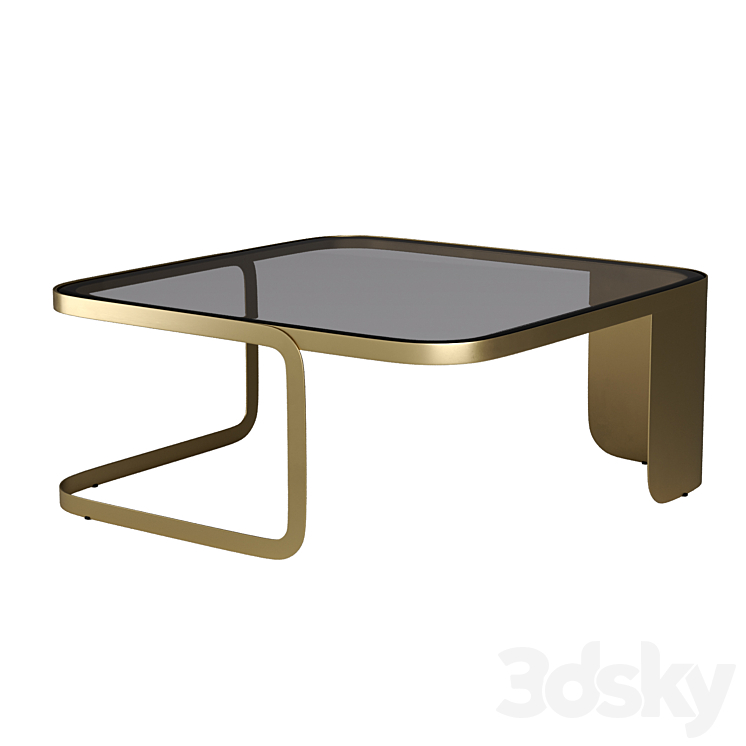 Coffee table Eichholtz Numa 3DS Max Model - thumbnail 2