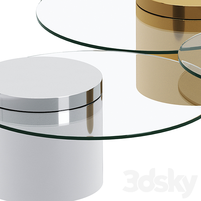 Coffee Table Equilibre by Eichholtz 3DS Max Model - thumbnail 3