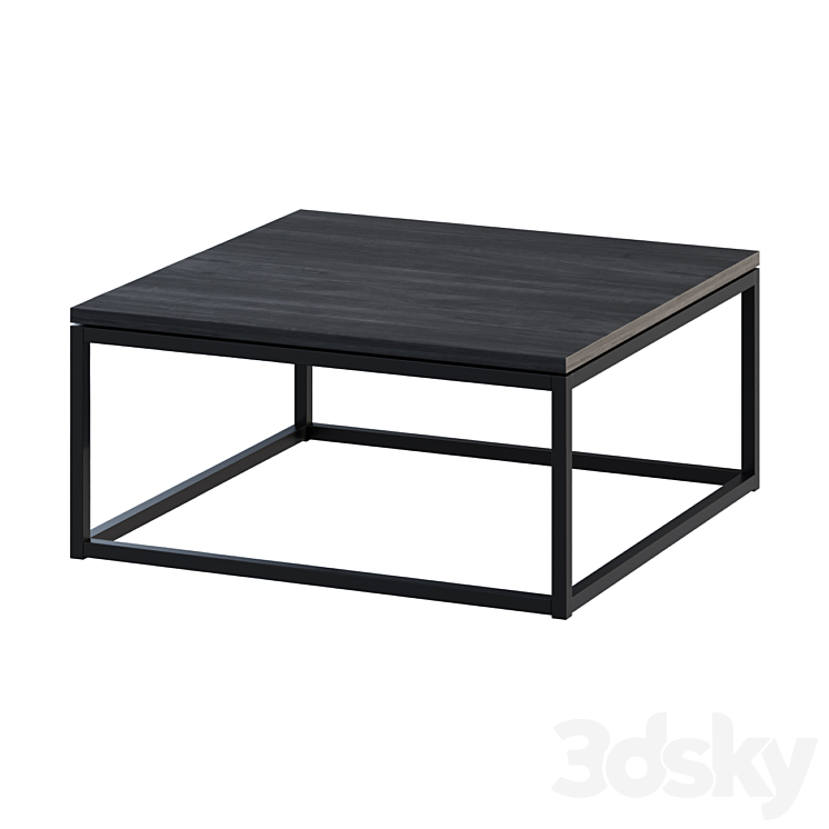 Coffee table ETHNICRAFT THIN SALONTAFEL coffee table 3DS Max Model - thumbnail 1