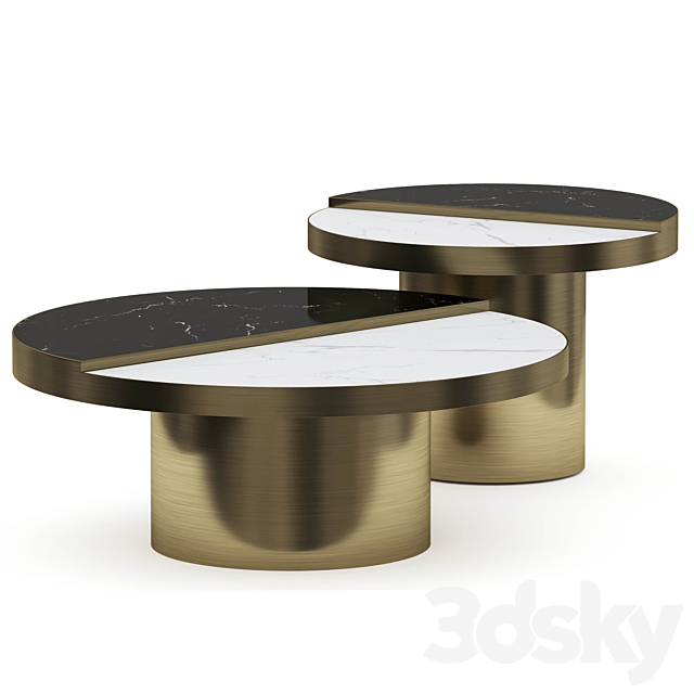 COFFEE TABLE EXCELSIOR BY EICHHOLTZ 3DS Max Model - thumbnail 3