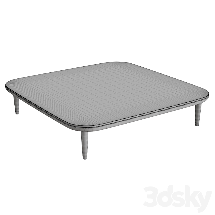 Coffee Table Fly SC11 3DS Max - thumbnail 2