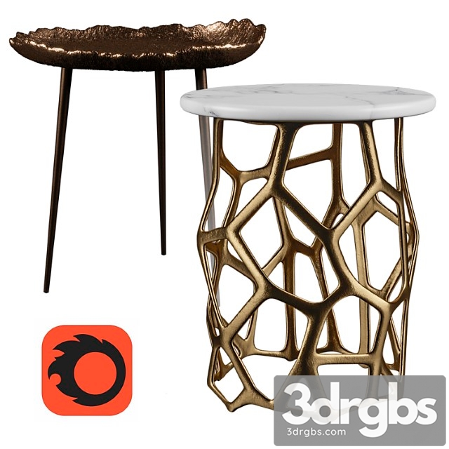 Coffee table garda decor 2 3dsmax Download - thumbnail 1