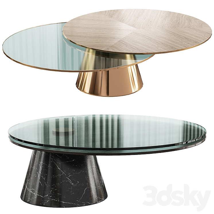 Coffee table Girotondo Naos 3DS Max - thumbnail 1