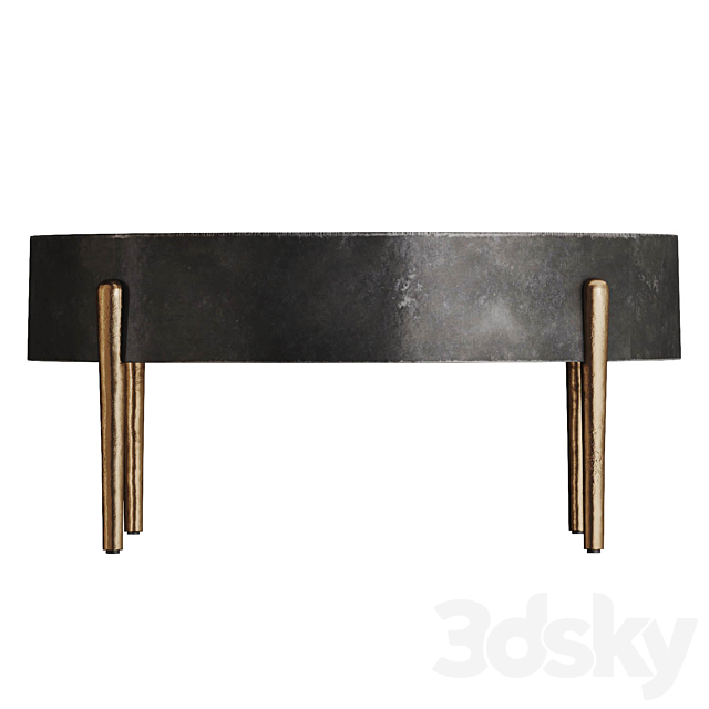 Coffee table Godfrey Dantone Home 3ds Max - thumbnail 2