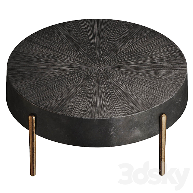 Coffee table Godfrey Dantone Home 3ds Max - thumbnail 3