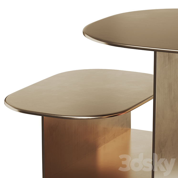 coffee table Goldsmith by Corner Design 3DS Max Model - thumbnail 2