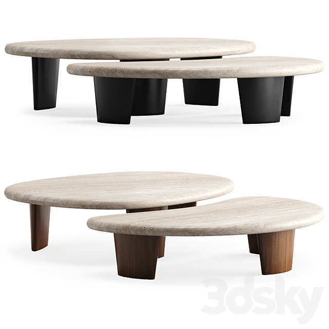 Coffee Table Guimel La Redoute AM.PM 3DS Max Model - thumbnail 2