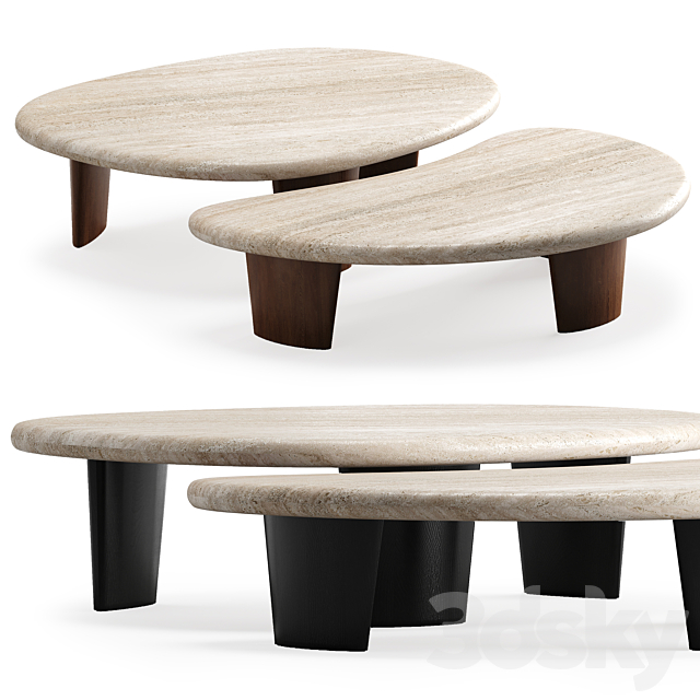 Coffee Table Guimel La Redoute AM.PM 3dsMax Model - thumbnail 1