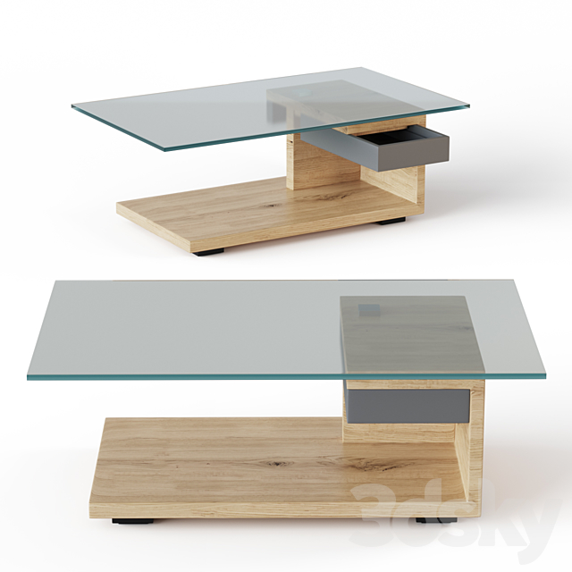 Coffee table GWINNER CT405-110 3DS Max Model - thumbnail 2