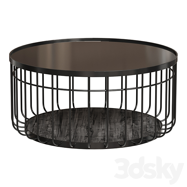 coffee table homii coffee table 3ds Max - thumbnail 1