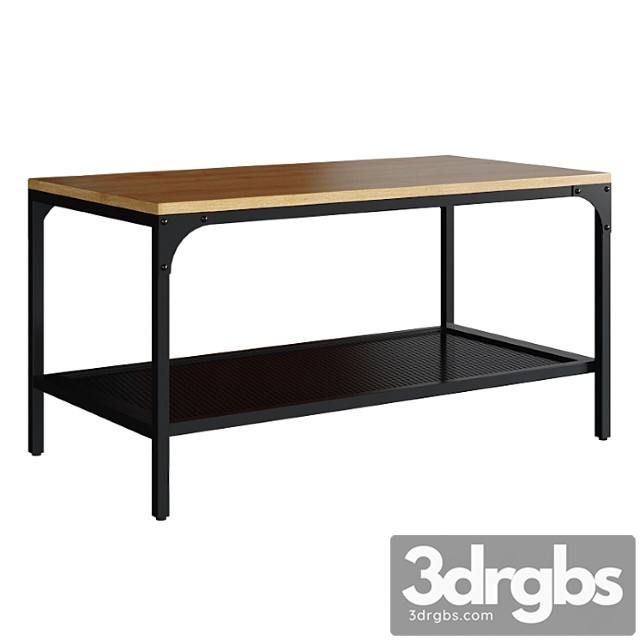 Coffee table ikea fjellbo 2 3dsmax Download - thumbnail 1