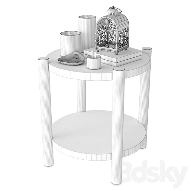 Coffee Table IKEA LISTERBY 3DSMax File - thumbnail 2