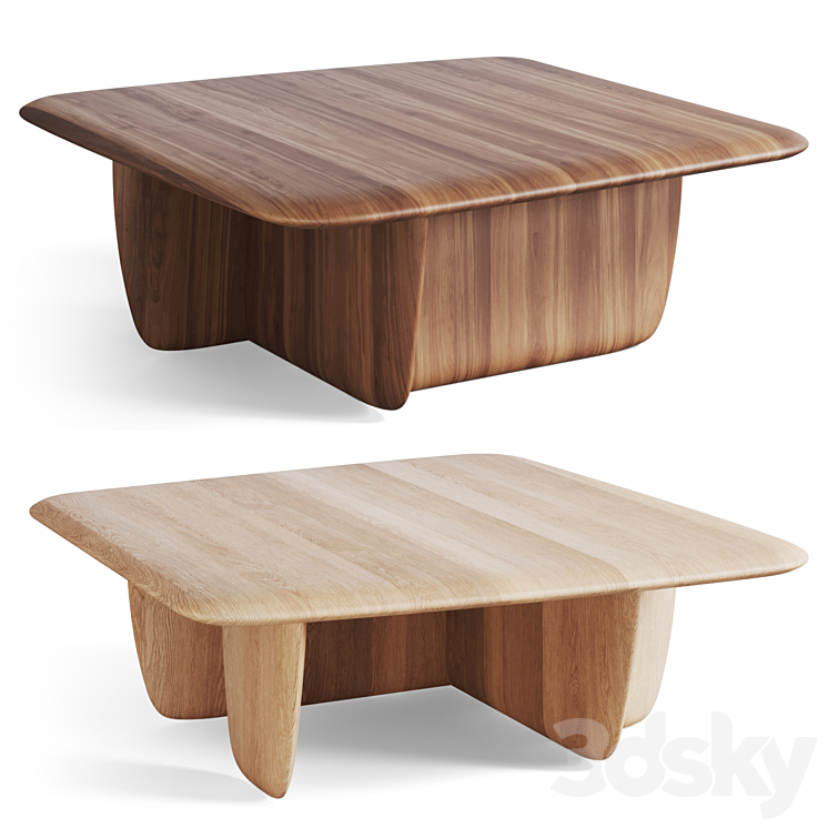 coffee table Iloss by La Redoute 3DS Max - thumbnail 2