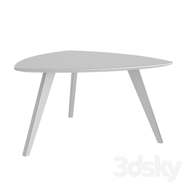 Coffee table Jonas 3ds Max - thumbnail 3