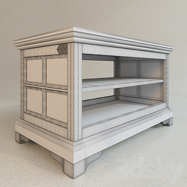 coffee table K Furniture 3DSMax File - thumbnail 2