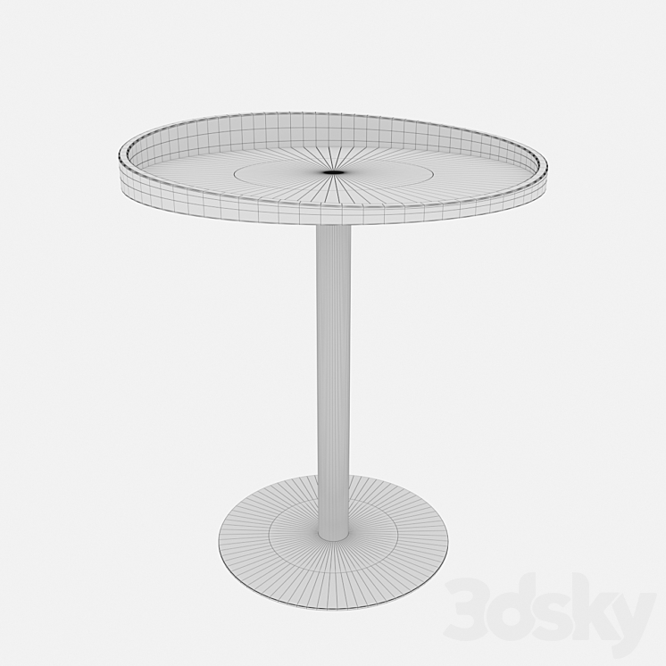 Coffee table Karlin 3DS Max - thumbnail 2