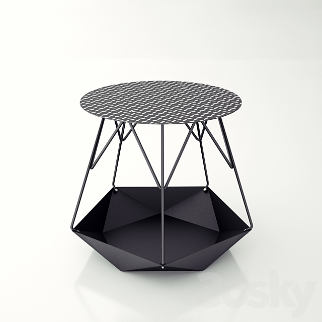 Coffee table KRATER 3DS Max Model - thumbnail 2