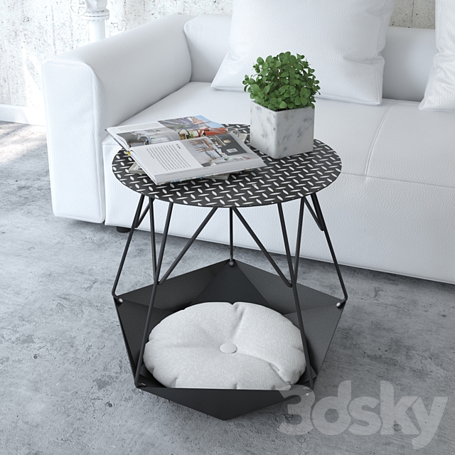 Coffee table KRATER 3DS Max Model - thumbnail 3