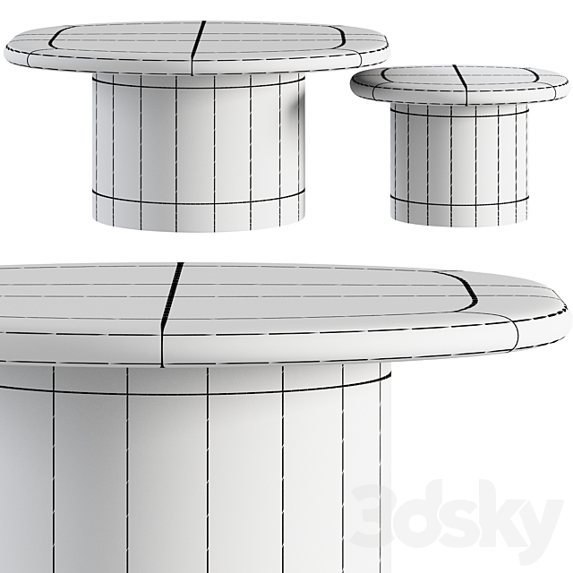 Coffee table La Redoute Oreus 3DSMax File - thumbnail 2