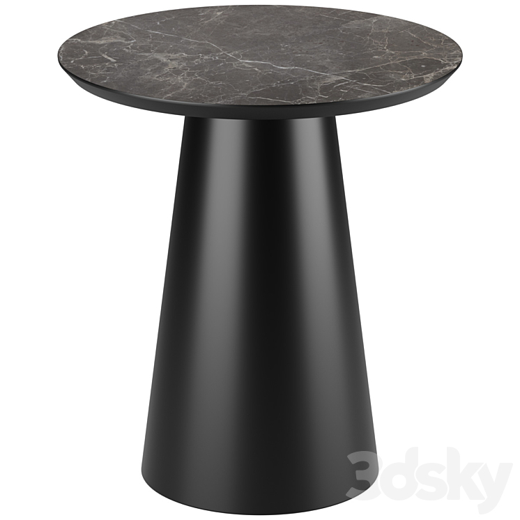 Coffee table Lakbi-1 Black 3DS Max Model - thumbnail 1