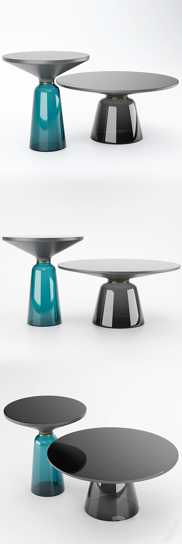 Coffee table LaLume Bell 3DSMax File - thumbnail 3