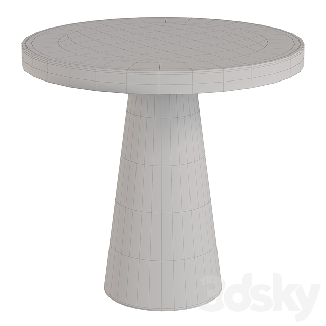 Coffee table LAMBET 3ds Max - thumbnail 2