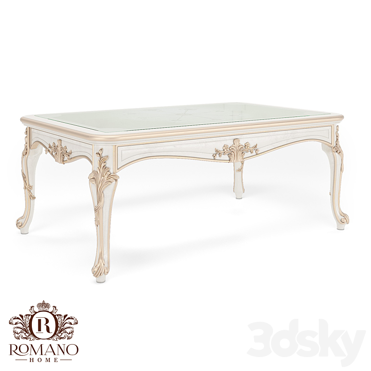 Coffee table Laura Romano Home 3DS Max - thumbnail 1