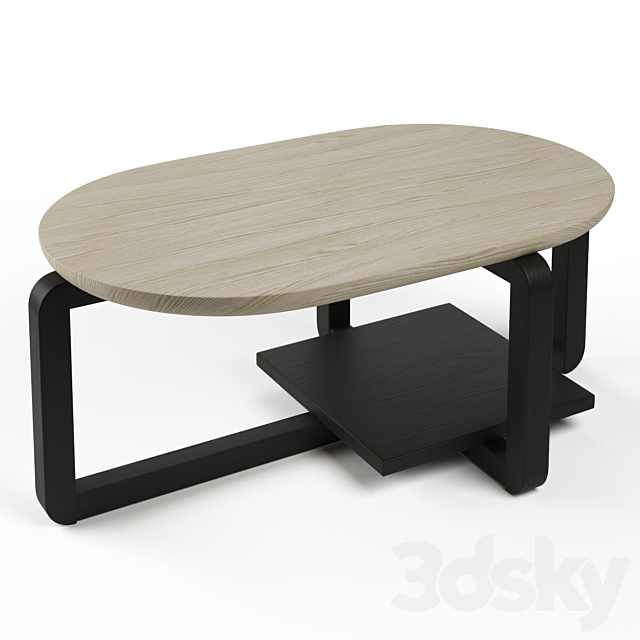 Coffee table LD – 064 3DS Max Model - thumbnail 2