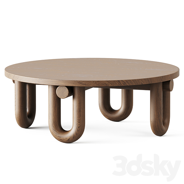 Coffee Table Lena by Hedge House 3DSMax File - thumbnail 3