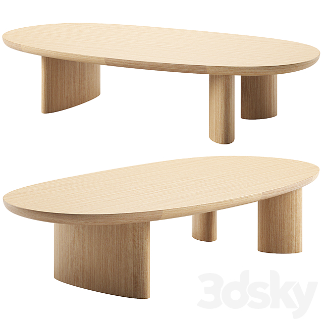 Coffee Table Linder _ Eichholtz 3ds Max - thumbnail 1