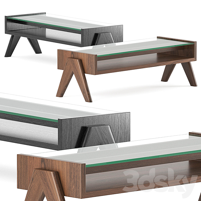 COFFEE TABLE LIONNEL BY EICHHOLTZ 3DSMax File - thumbnail 2