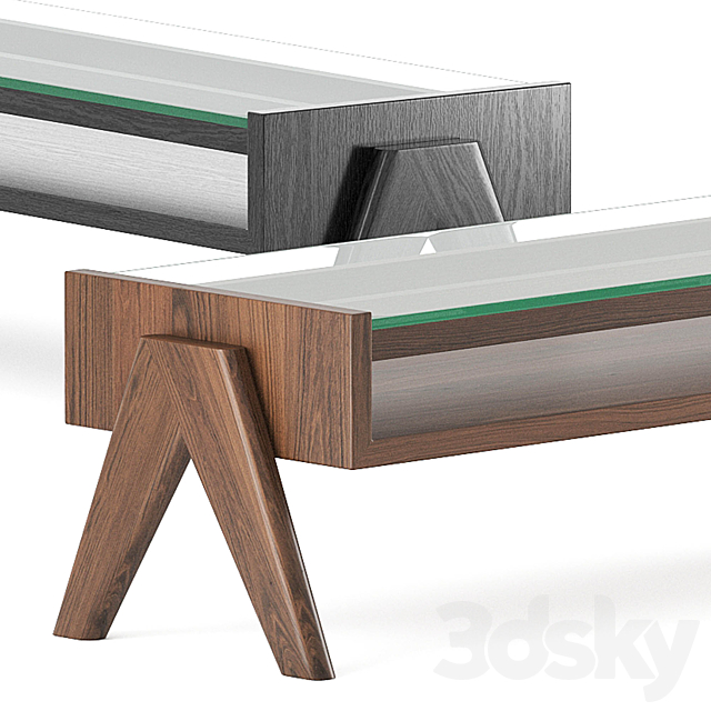 COFFEE TABLE LIONNEL BY EICHHOLTZ 3DSMax File - thumbnail 3