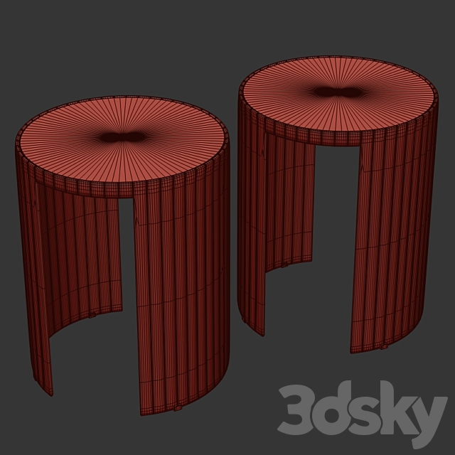 Coffee table Longhi SUN 3DSMax File - thumbnail 2