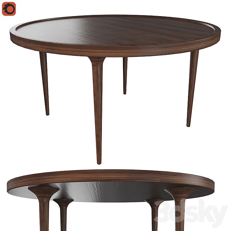 Coffee table Magosia AM.PM. 3DS Max - thumbnail 2