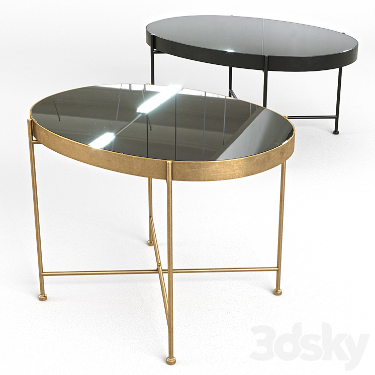 Coffee table Marsh La Forma 3DS Max - thumbnail 1