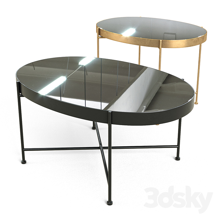 Coffee table Marsh La Forma 3DS Max - thumbnail 2