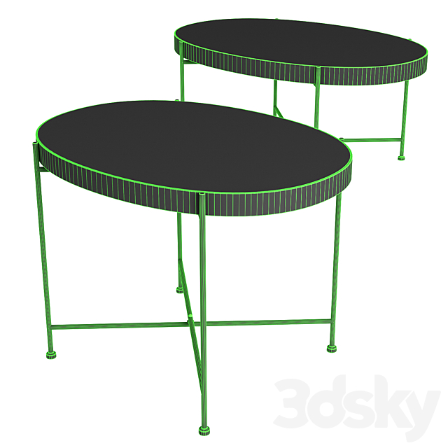 Coffee table Marsh La Forma 3DSMax File - thumbnail 3