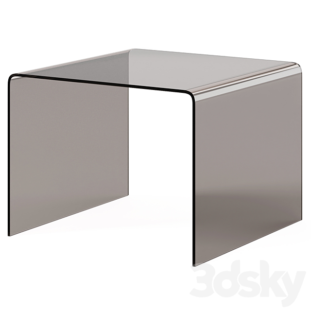 Coffee table Mercurio by Natuzzi 3ds Max - thumbnail 2