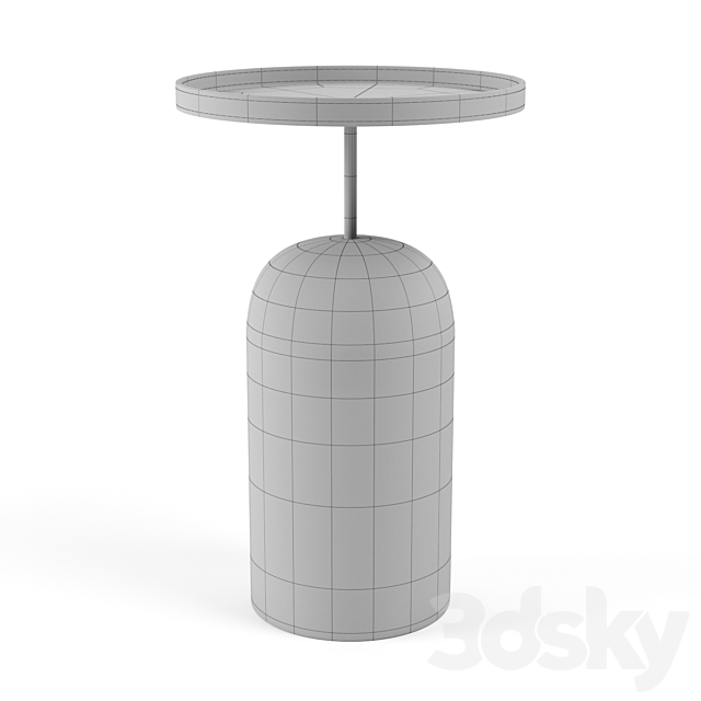 Coffee table Mikser 3DS Max Model - thumbnail 3