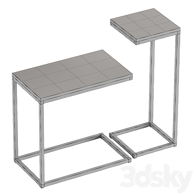 Coffee table MONE_Журнальный столик MONE 3DS Max Model - thumbnail 3