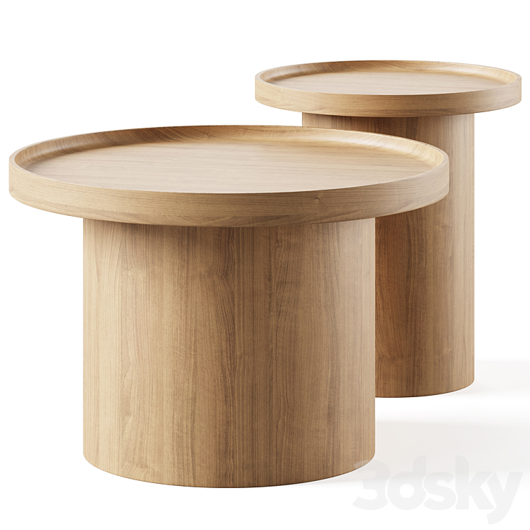 Coffee table Montenot by Cosmo 3DS Max Model - thumbnail 3