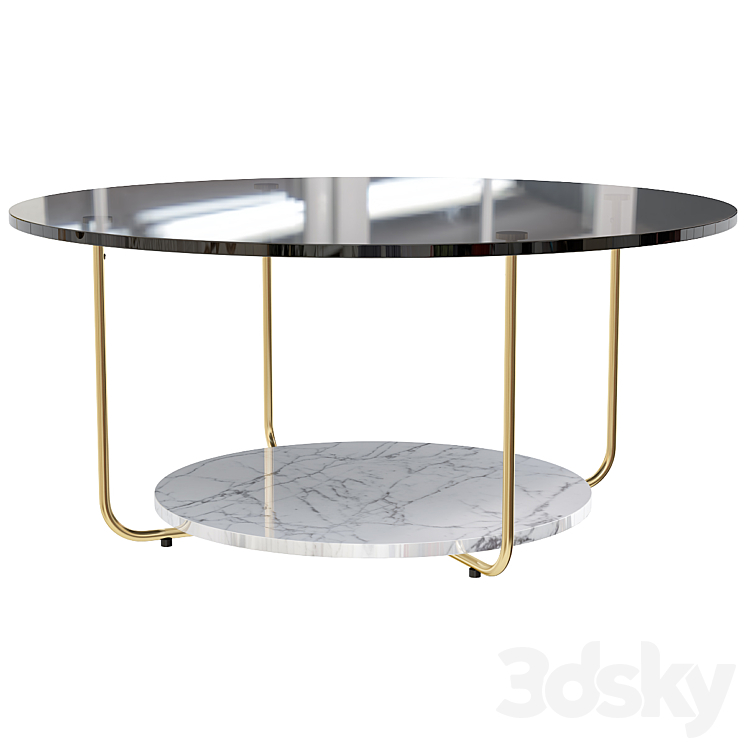 Coffee Table Moricio 3DS Max Model - thumbnail 1