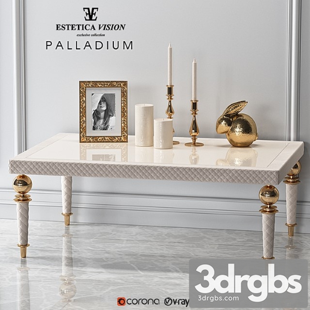 Coffee table palladium 2 3dsmax Download - thumbnail 1