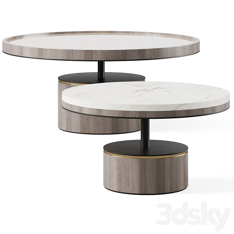 Coffee table PAROS by Frato 3DS Max Model - thumbnail 1