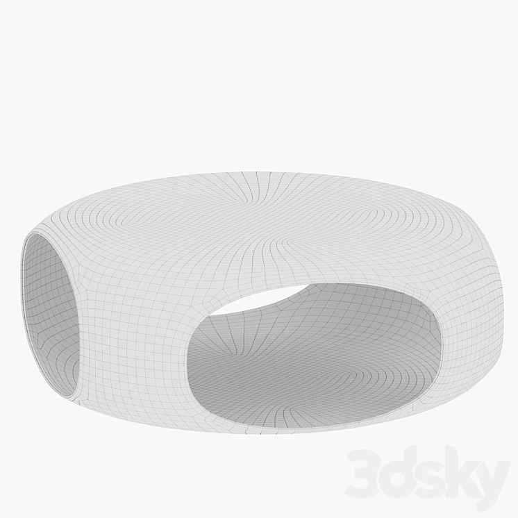 Coffee table Pebble Bonaldo 3DS Max Model - thumbnail 2