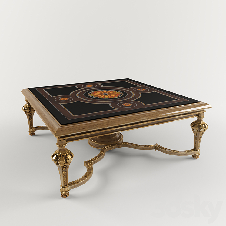 Coffee table Provasi 3DS Max - thumbnail 1