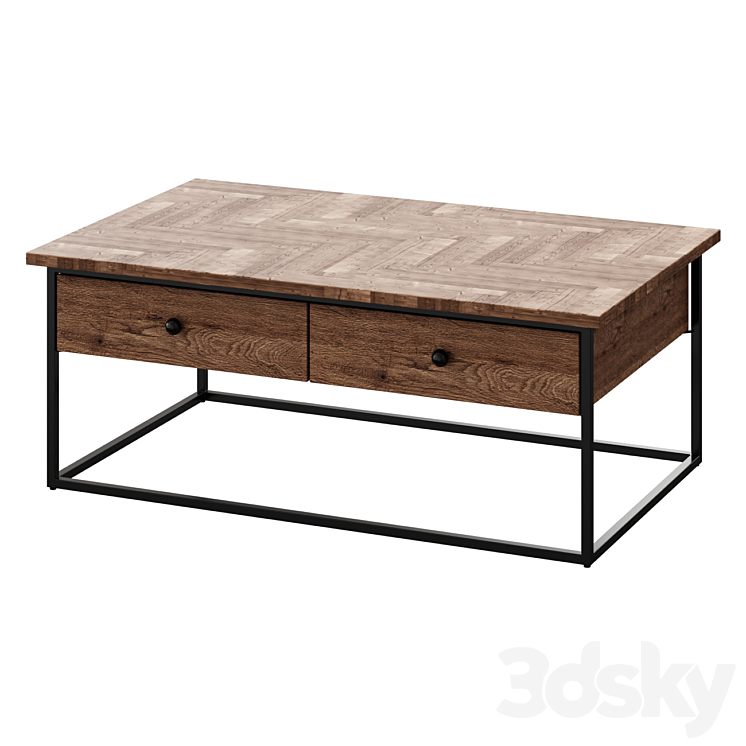 “Coffee table Sanford 39.5″” Rectangular Coffee Table coffee table” 3DS Max Model - thumbnail 1