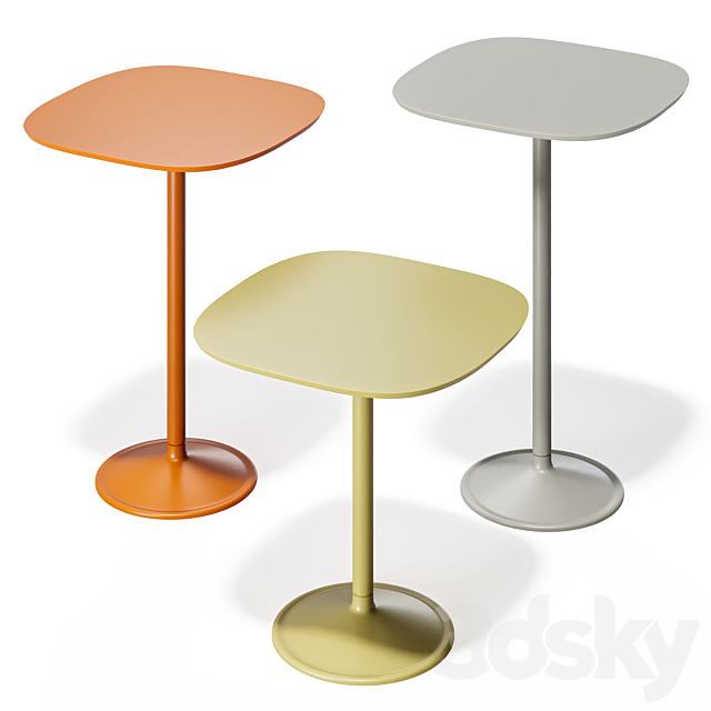 Coffee table Soft Café Table from Muuto 3ds Max - thumbnail 2