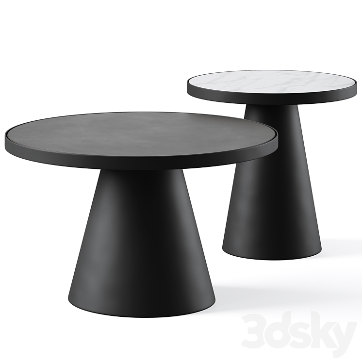 Coffee table Soli by Actona 3DS Max Model - thumbnail 3