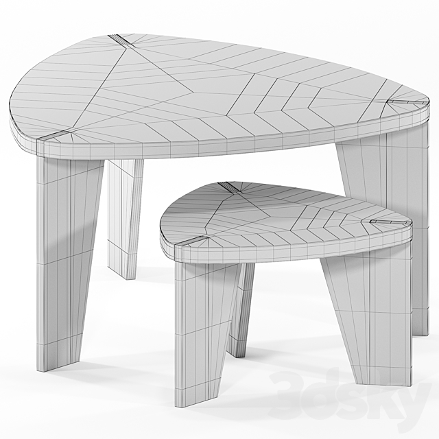 Coffee table. Sospeso 3DSMax File - thumbnail 3